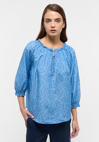 ETERNA Blouse in Blauw: voorkant