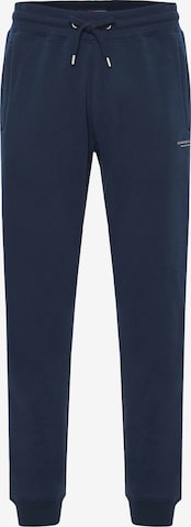 Effilé Pantalon Funky Buddha en bleu : devant