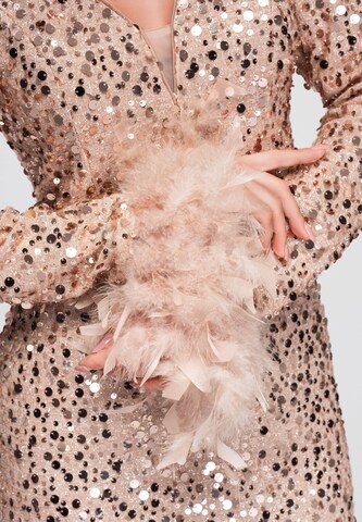 Ombre Avondjurk in Bruin