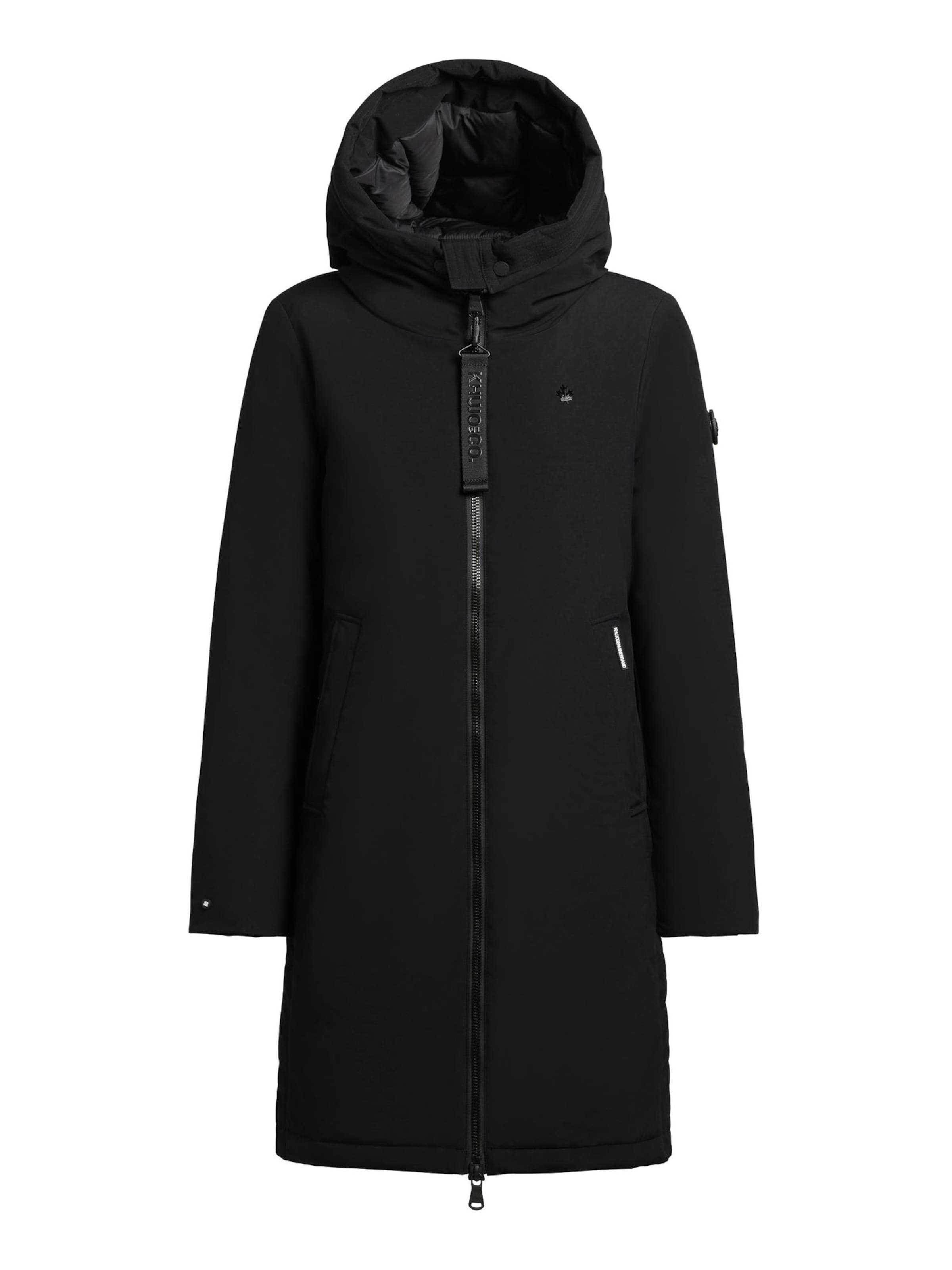 khujo Winter Jacket in Black: front