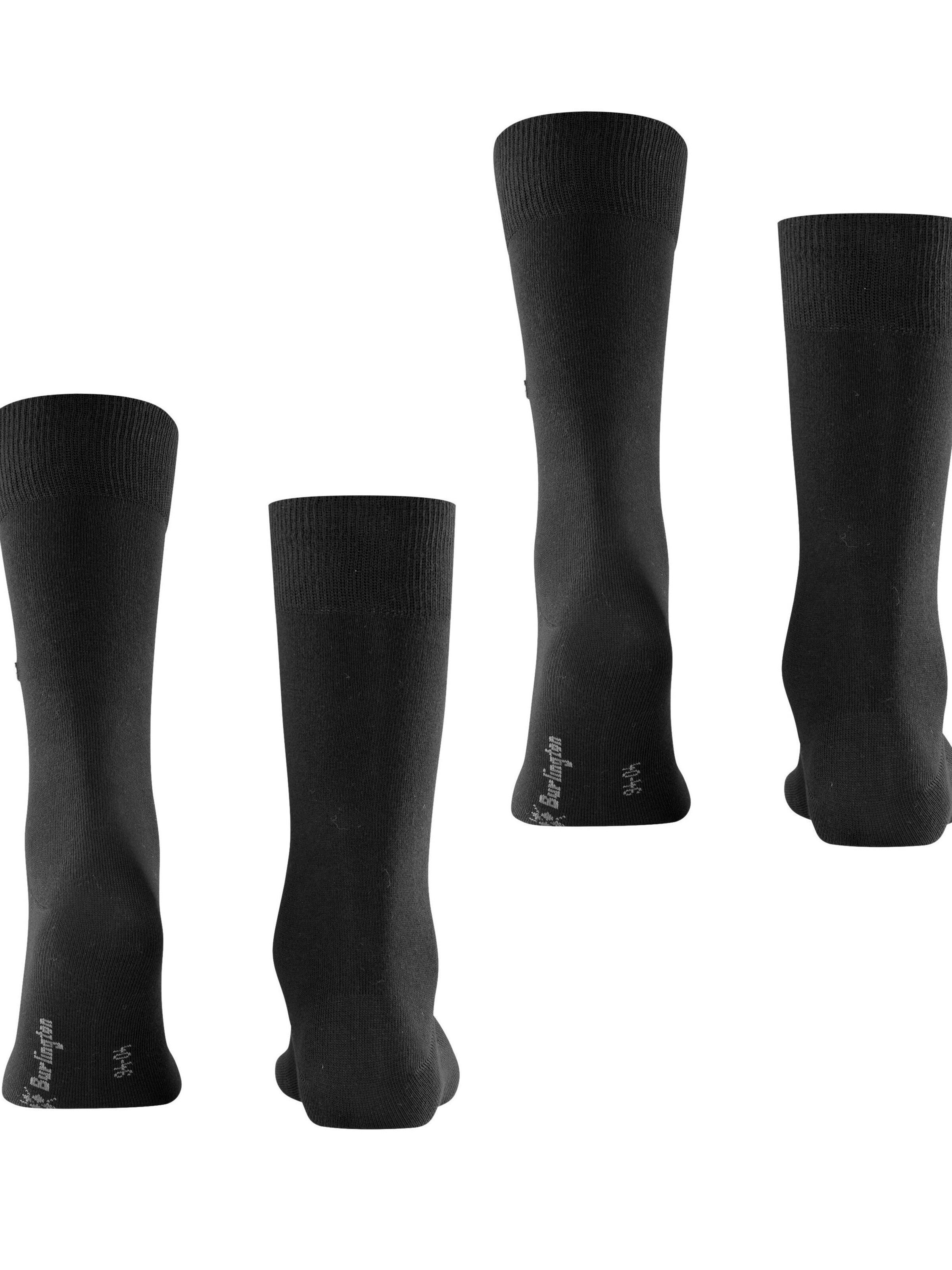 BURLINGTON Socks 'Everyday 2-Pack' in Black