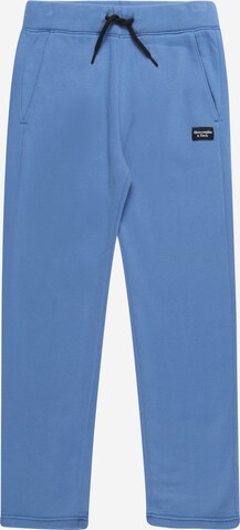 Abercrombie & Fitch Regular Broek in Blauw: voorkant