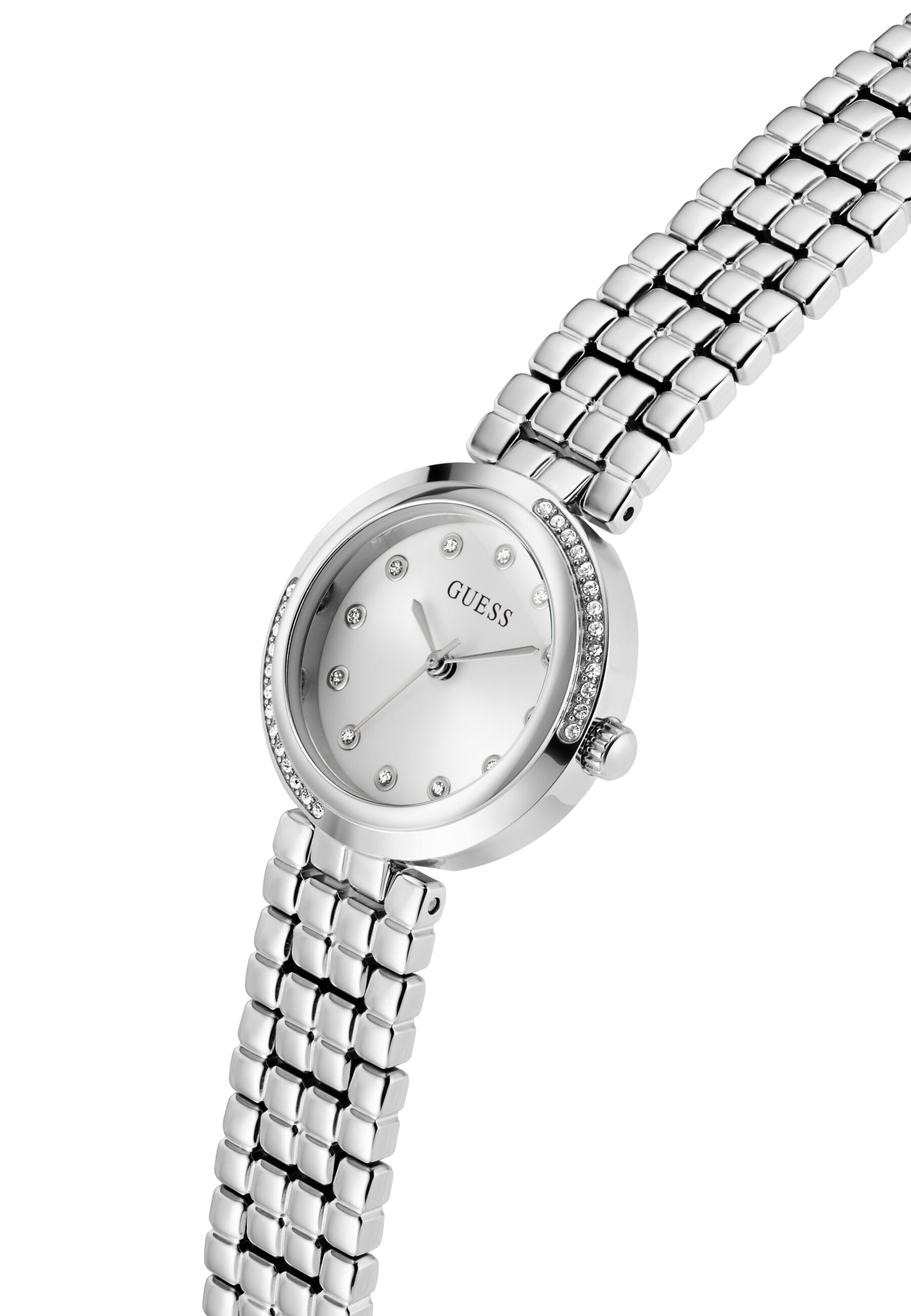 GUESS Analog watch 'CLARA' in Silver