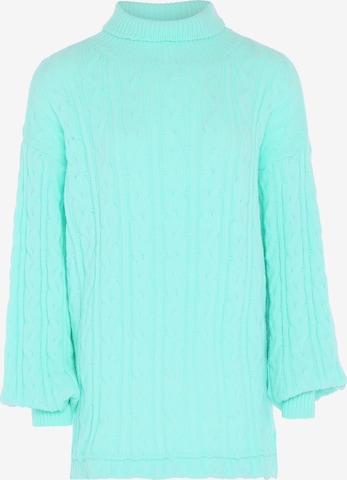 aleva Oversized Sweater in Blue: front