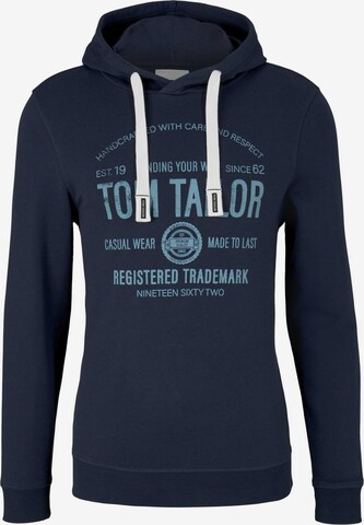 TOM TAILOR Sweatshirt in Blue: front