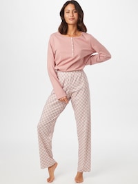 Cotton pyjamas in Navy / Light blue / Pink / White from CALIDA