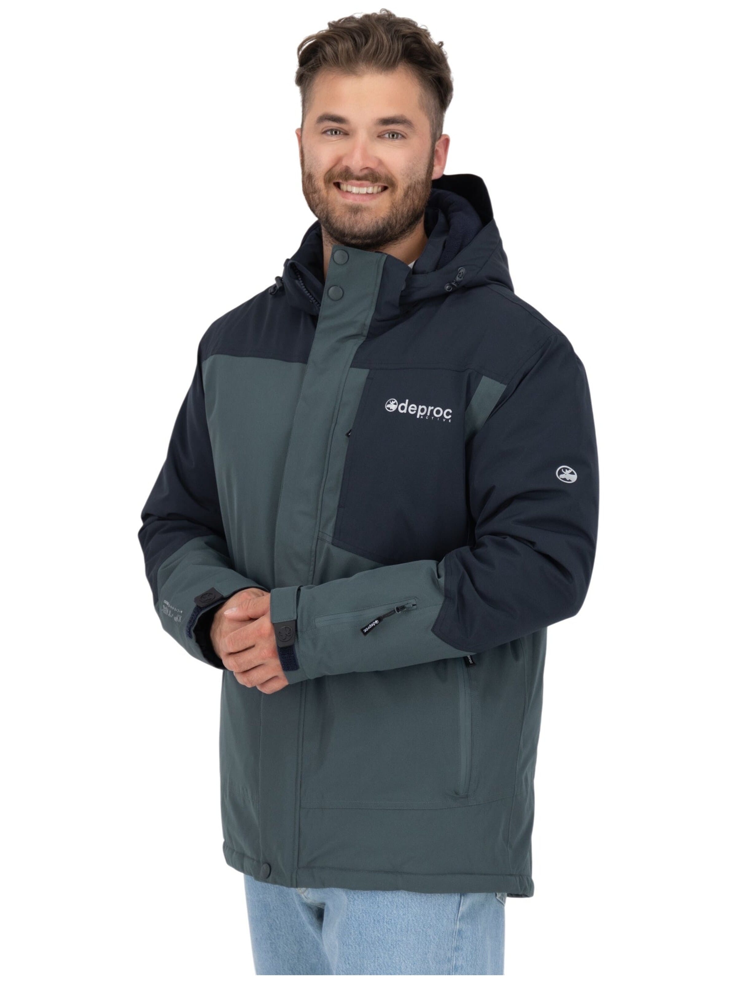 deproc Vinterjakke 'MNTRL MEN' i 4XL i antracit, Produktvisning