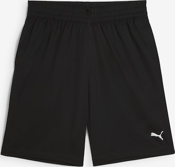 PUMA Regular Workout Pants in Black: front