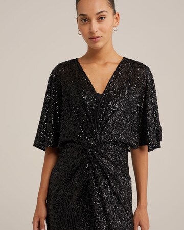 Robe de cocktail WE Fashion en noir