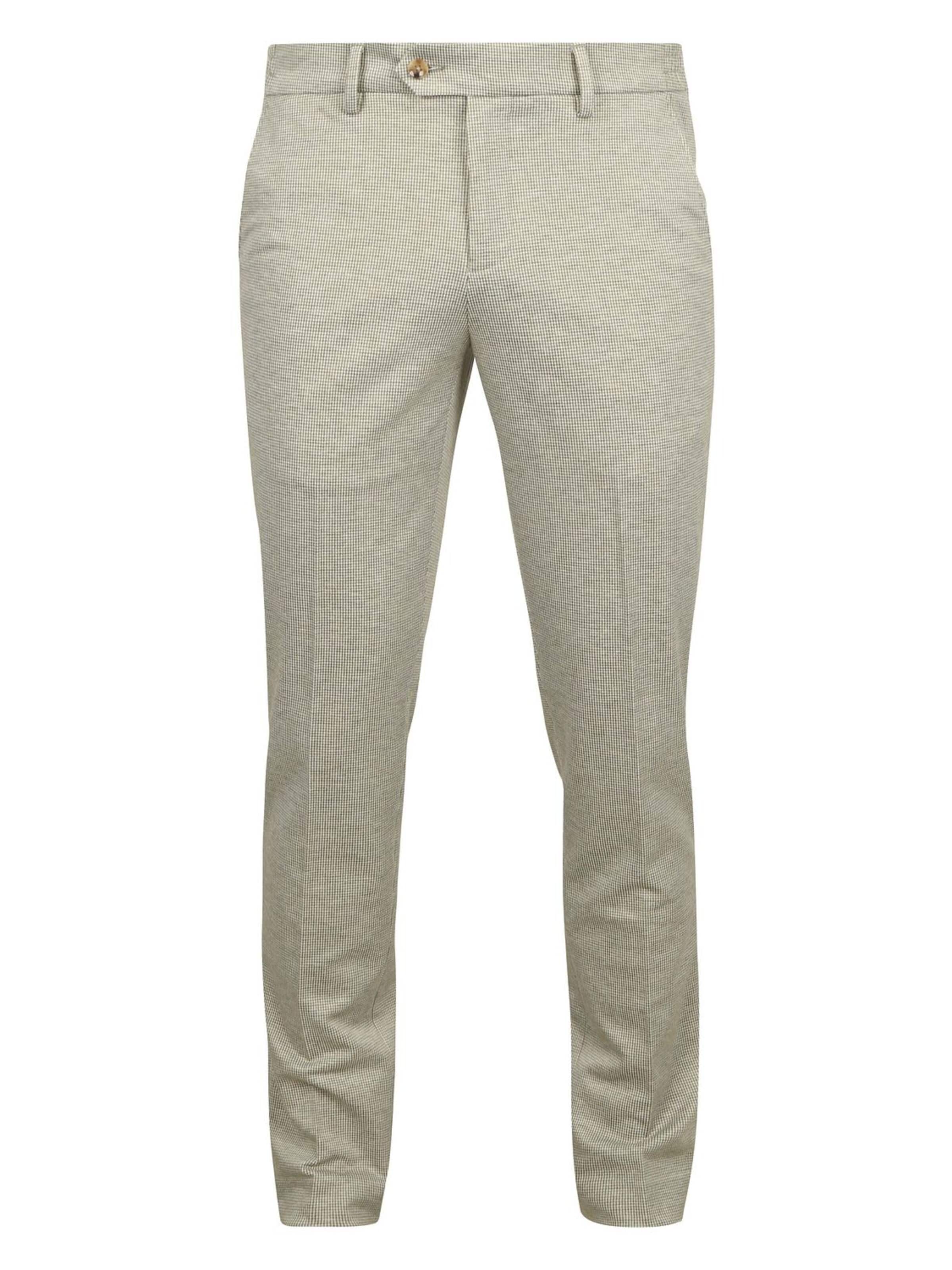 Suitable Slimfit Pantalon in Groen: voorkant