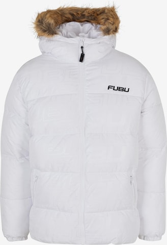 Veste d’hiver FUBU en blanc : devant