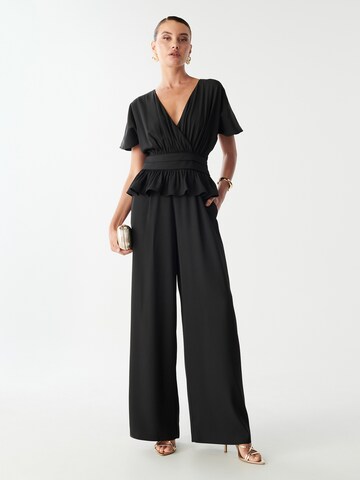 BWLDR Jumpsuit 'AURA' in Schwarz: Vorderseite