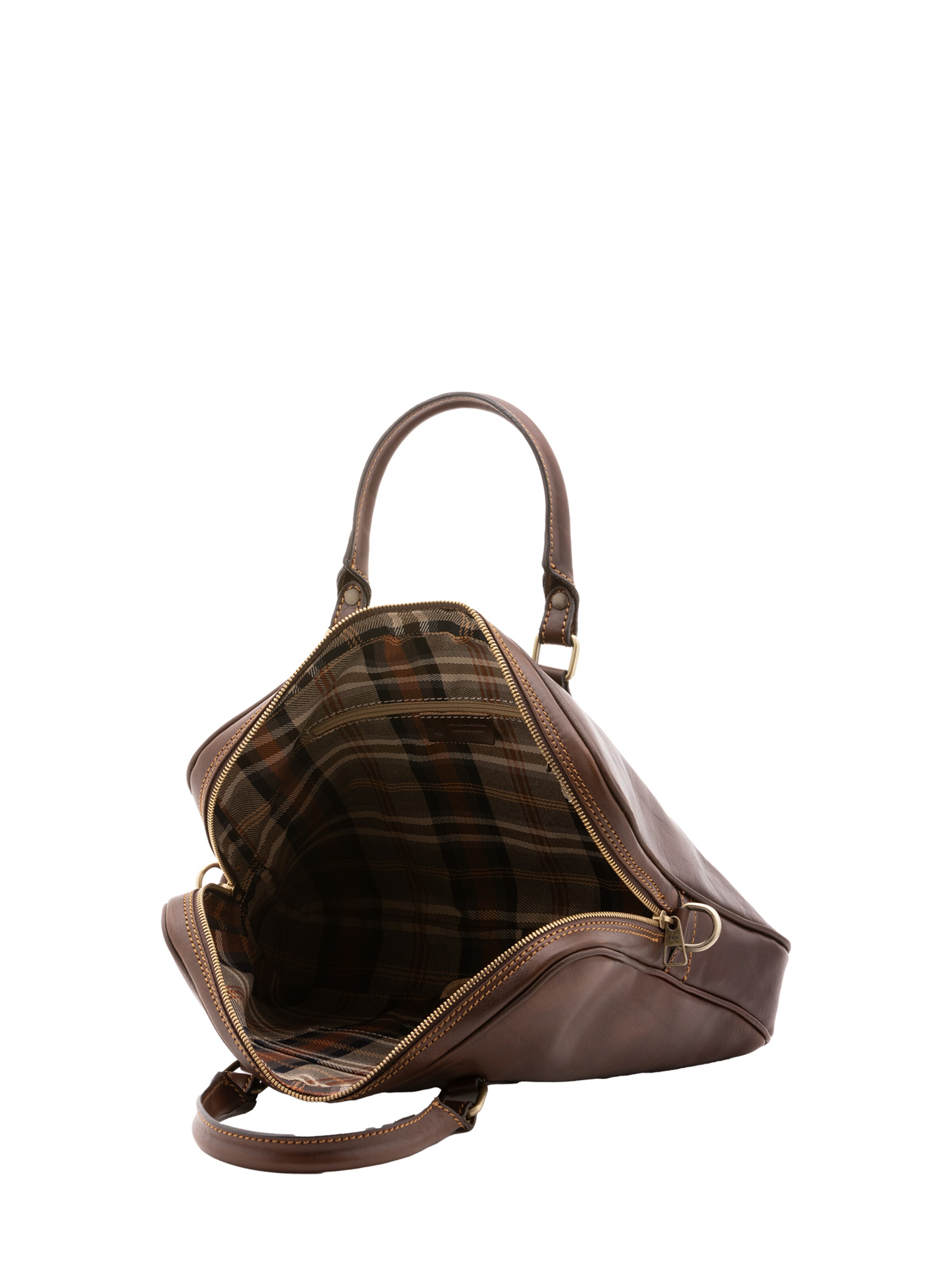 Viola Castellani Handtas in Bruin