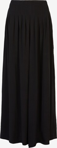 AllSaints Wide leg Veckad byxa 'HEZZY' i svart: framsida