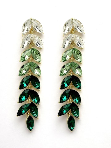 AVANT-GARDE PARIS Earrings 'Edyta' in Green: front
