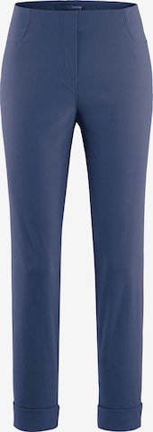 STEHMANN Slimfit Pyjamabroek 'Igor' in Blauw: voorkant