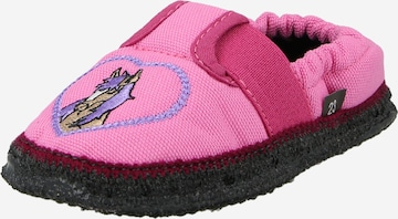 BECK Sisäkengät 'Pferdchen' värissä vaaleanpunainen: etupuoli