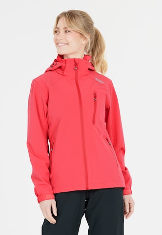 Weather Report Outdoor Jacket 'CAMELIA W-PRO' in Pink: front
