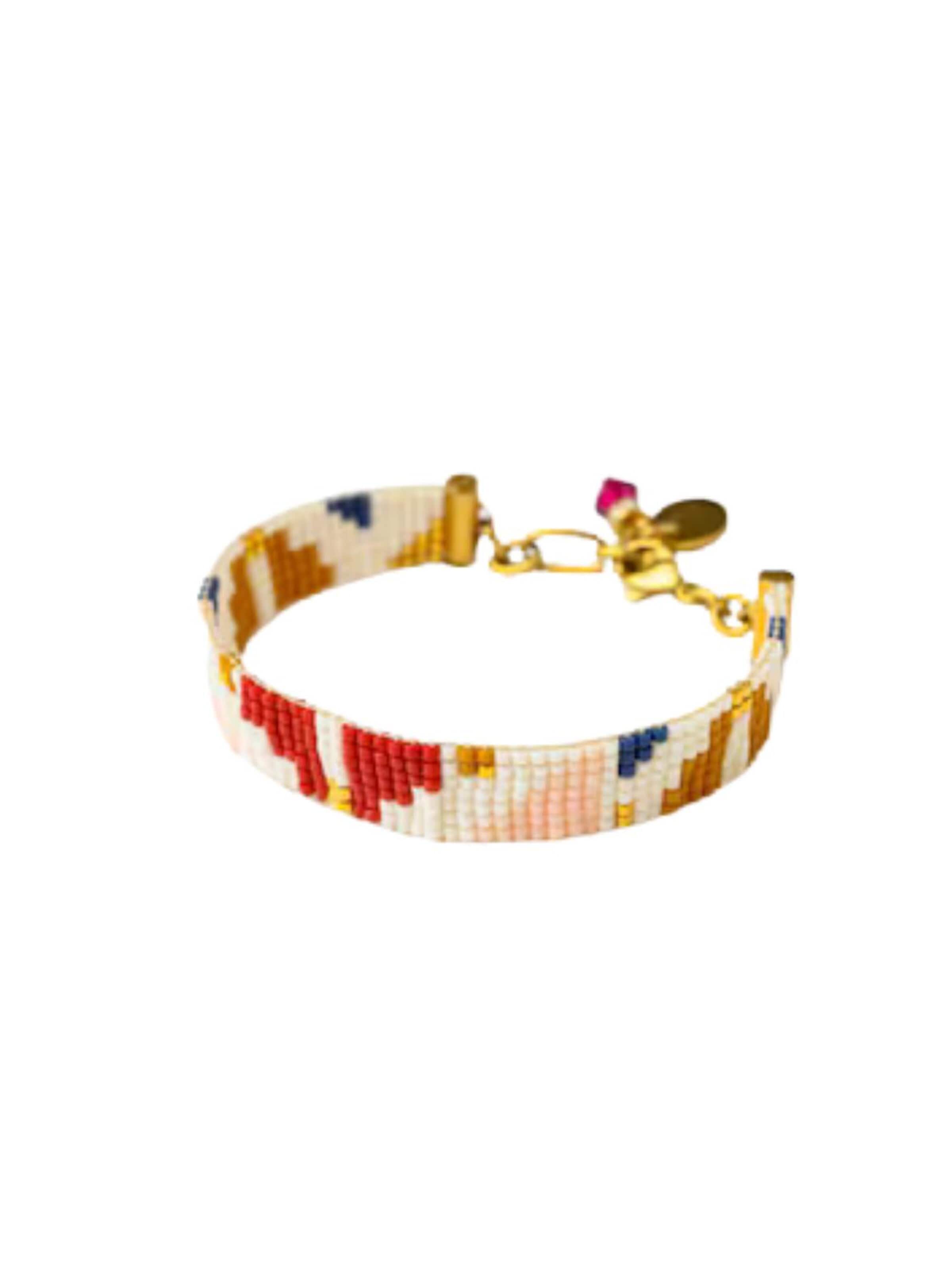 THE GEM STORIES JEWELRY Armband 'Miyuki Bracelet - Seraphina' i blandade färger: framsida
