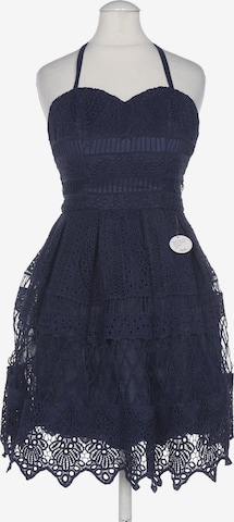 Chi Chi London Dress in XXS in Blue: front