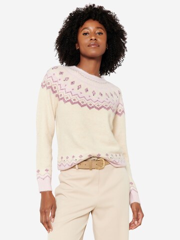 LolaLiza Pullover i beige: forside