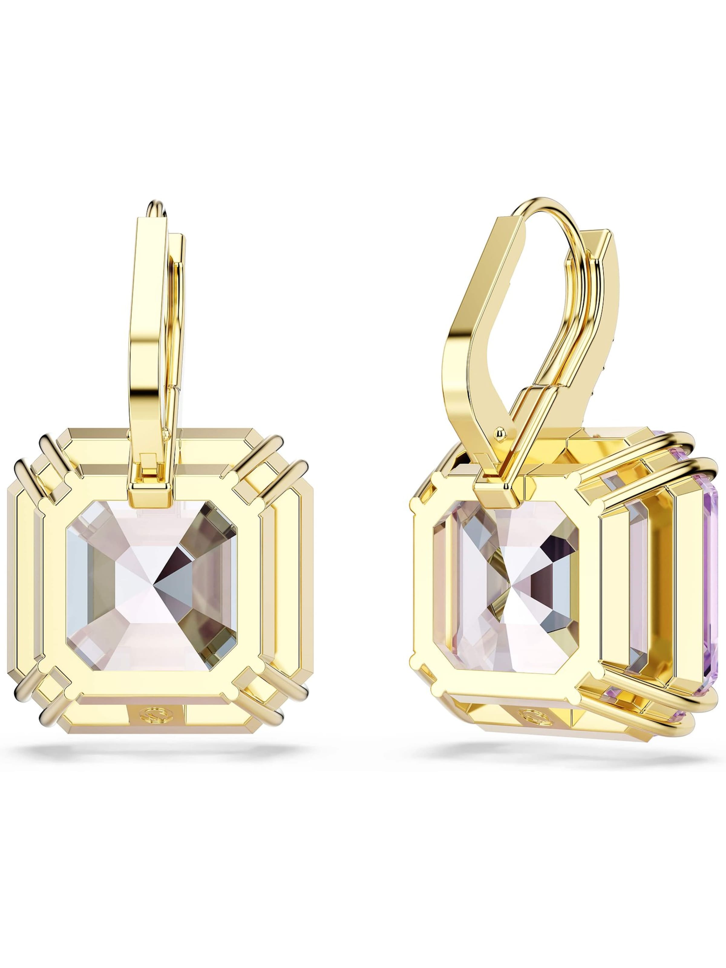 Swarovski Ohrringe in Lila