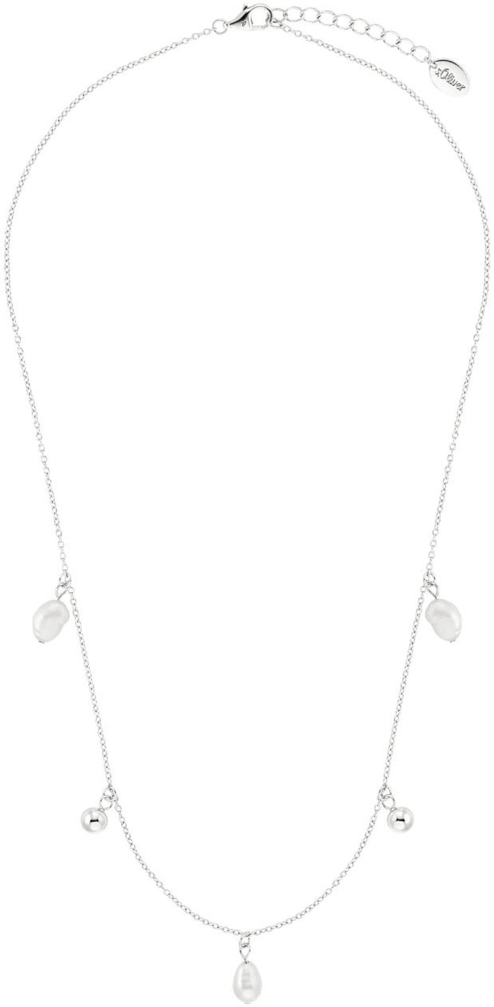 s.Oliver Necklace in Silver: front