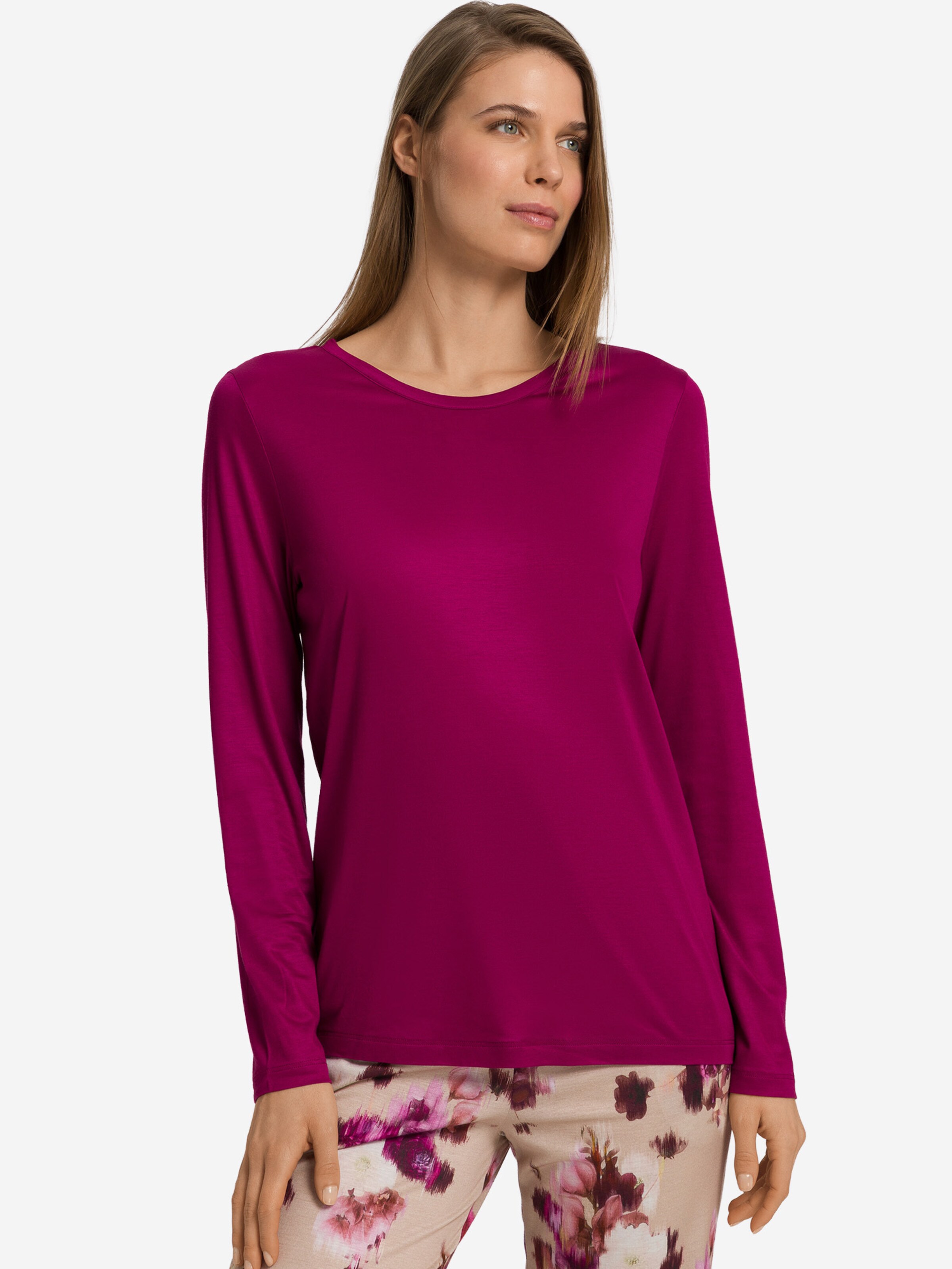 Chemise de nuit ' Olivia ' Hanro en rose : devant