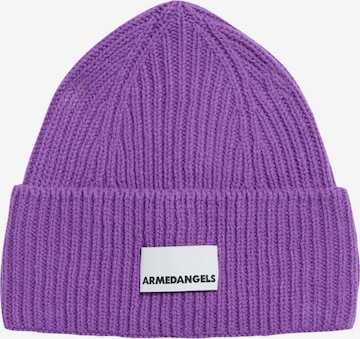 Bonnet ARMEDANGELS en violet : devant
