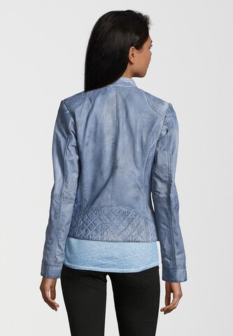 H.I.S Lederjacke 'Saimina' in Blau