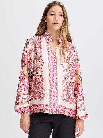 Tunica ' BRIGITTE SH ' di ICHI in beige: frontale