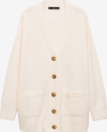 MANGO Knit Cardigan 'Taldora' in Pink: front