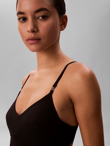Calvin Klein Swimwear Triangel Badpak in Zwart