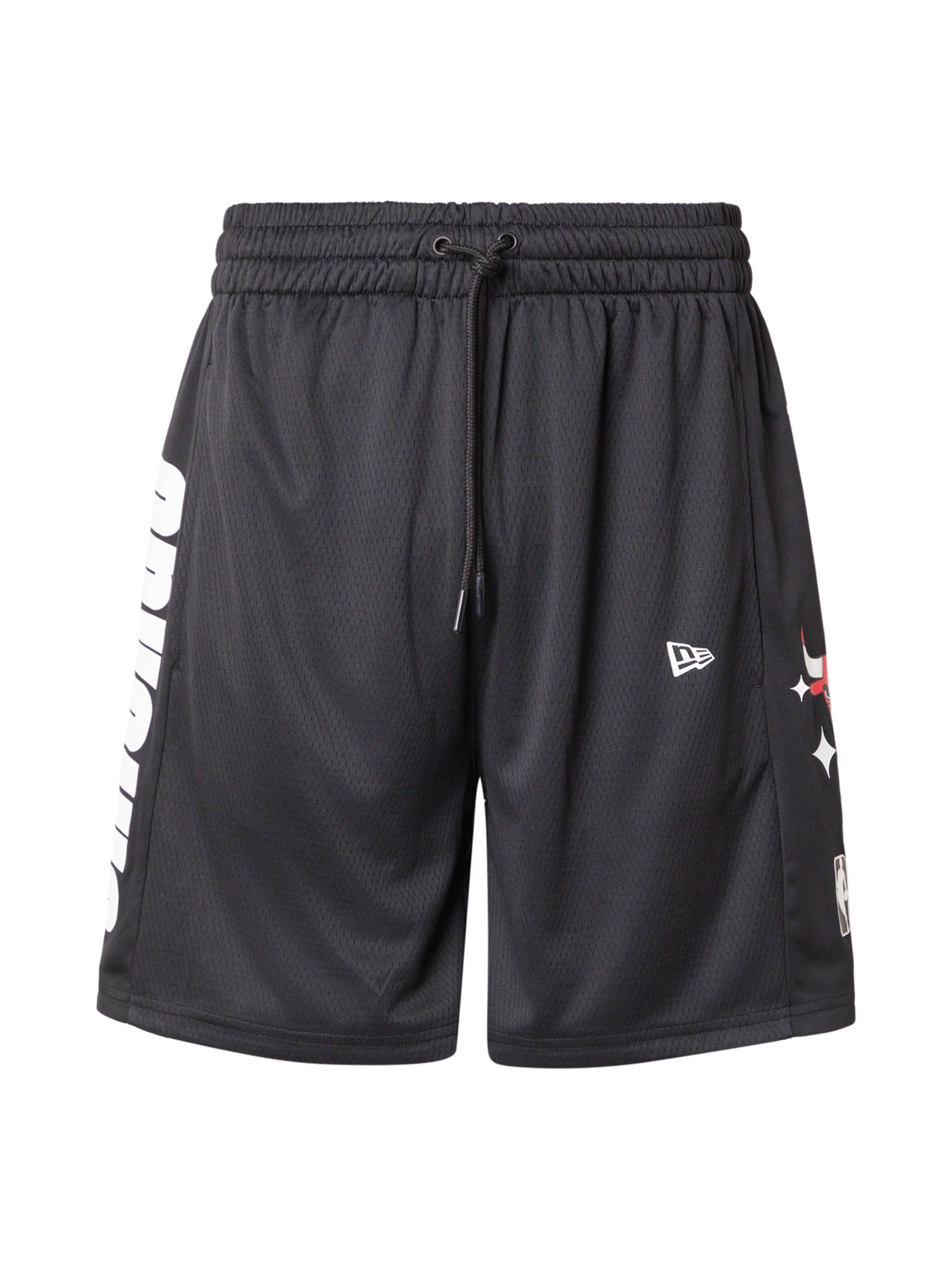 NEW ERA Shorts 'NBA CHIBUL' in rot / schwarz / weiß, Produktansicht