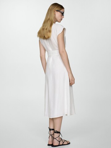 MANGO Лятна рокля 'Nanda' в бяло