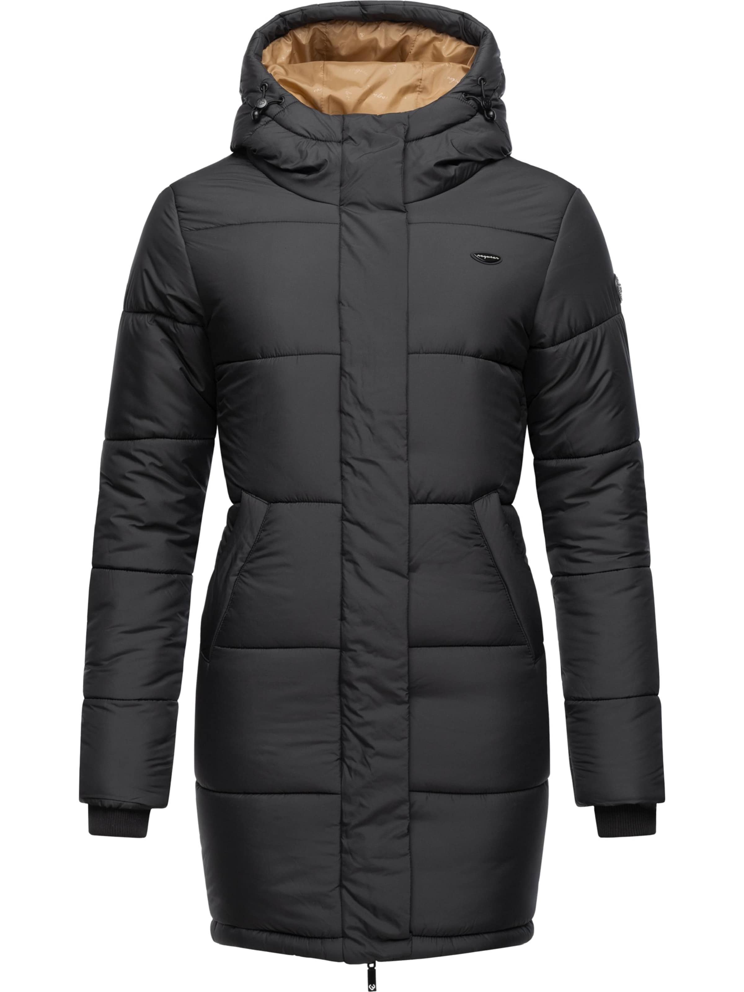 Ragwear Zimní kabát 'Relive' – černá