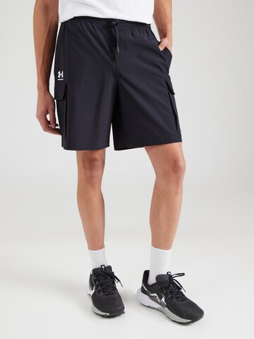 Loosefit Pantaloni sportivi di UNDER ARMOUR in nero: frontale