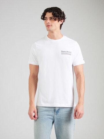 TOMMY HILFIGER T-Shirt 'OUTLINE SAILING' in Weiß: Rückseite
