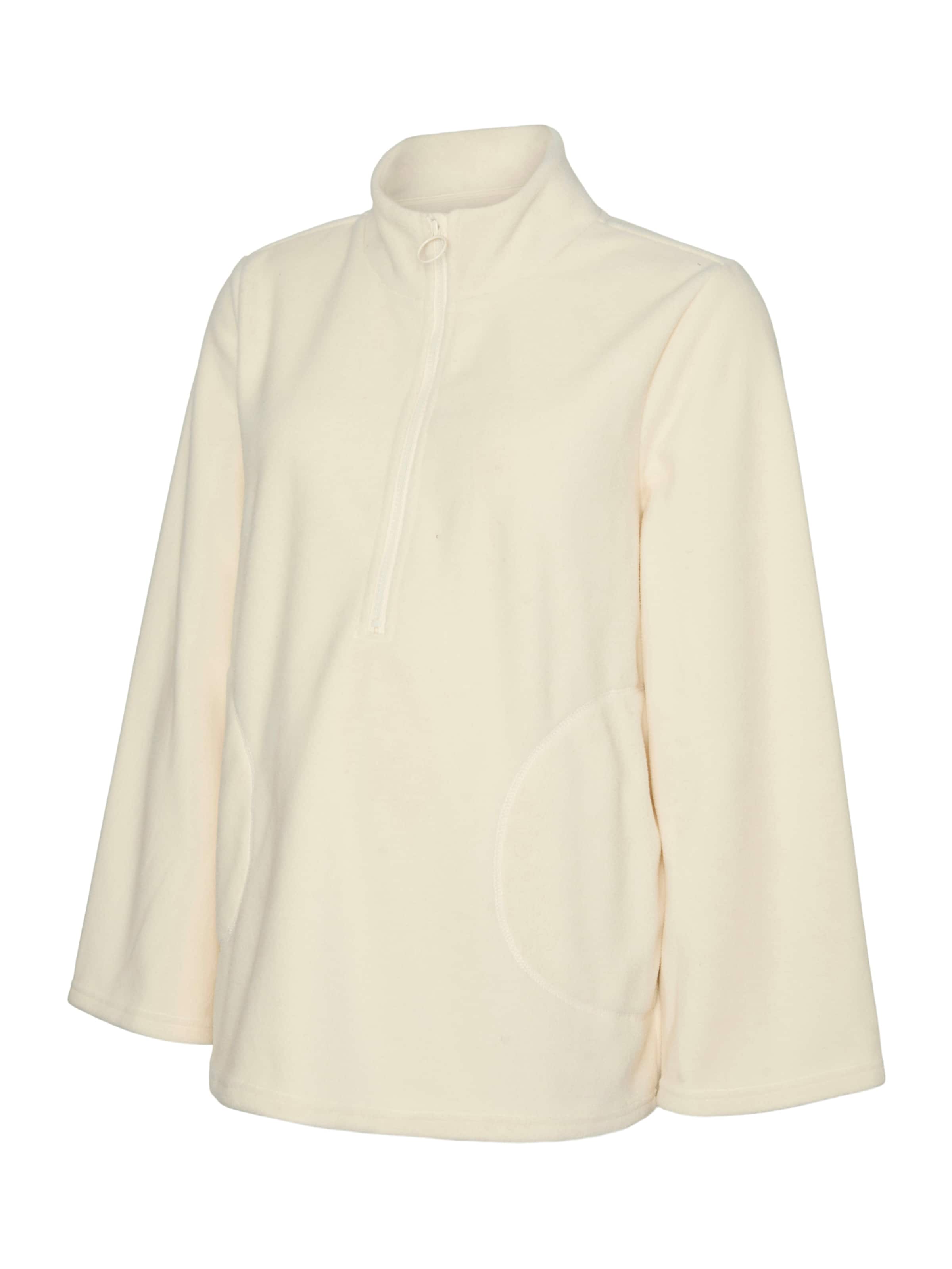 MAMALICIOUS Fliisjakk &#x27;MLMILLE&#x27;, värv valge: eest vaates