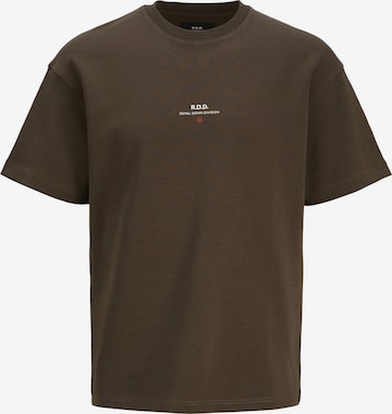 R.D.D. ROYAL DENIM DIVISION Bluser & t-shirts i brun: forside