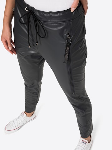 MAC Slim fit Trousers 'FUTURE' in Grey