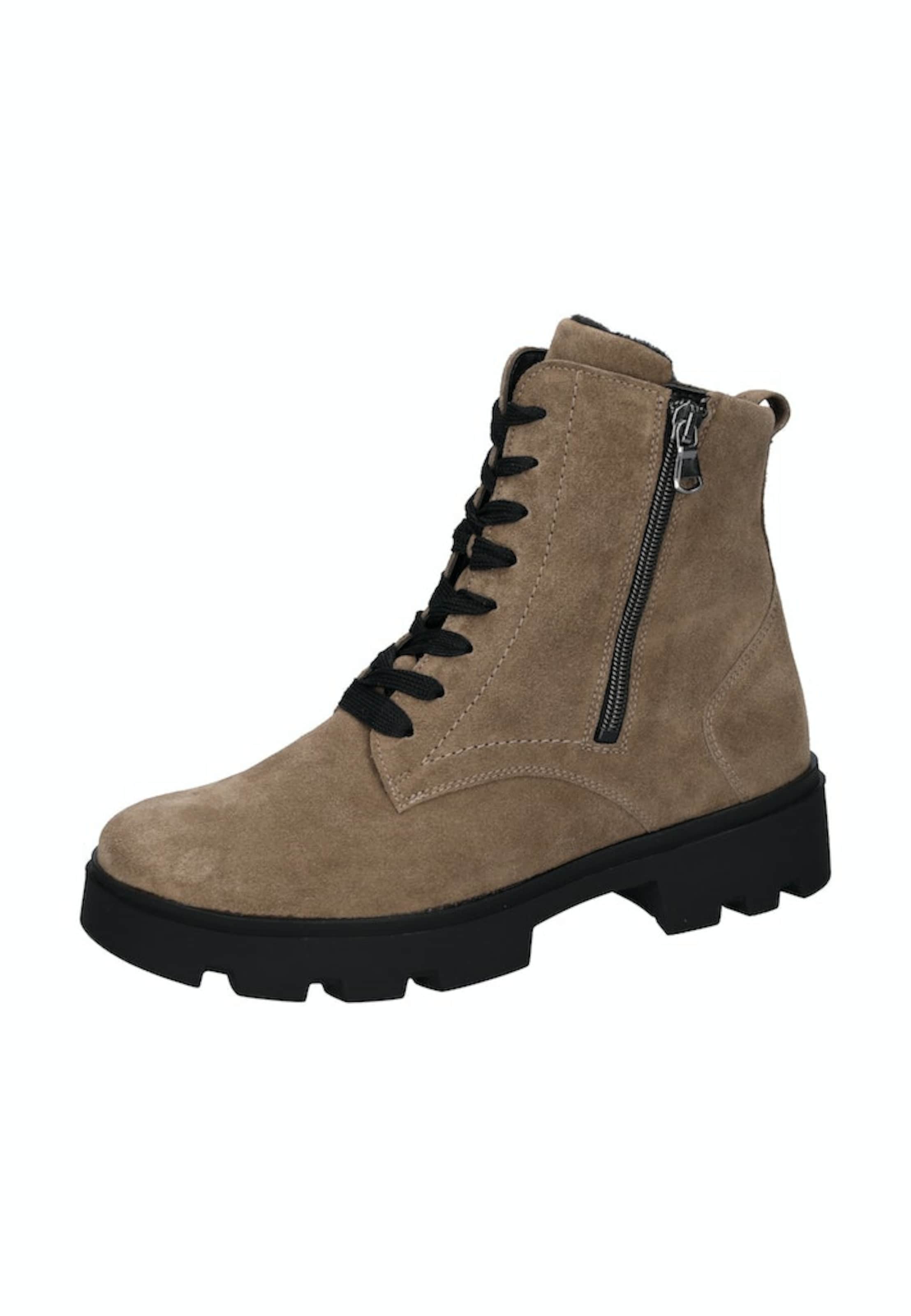 WALDLÄUFER Schnürstiefelette in Beige: Vorderseite