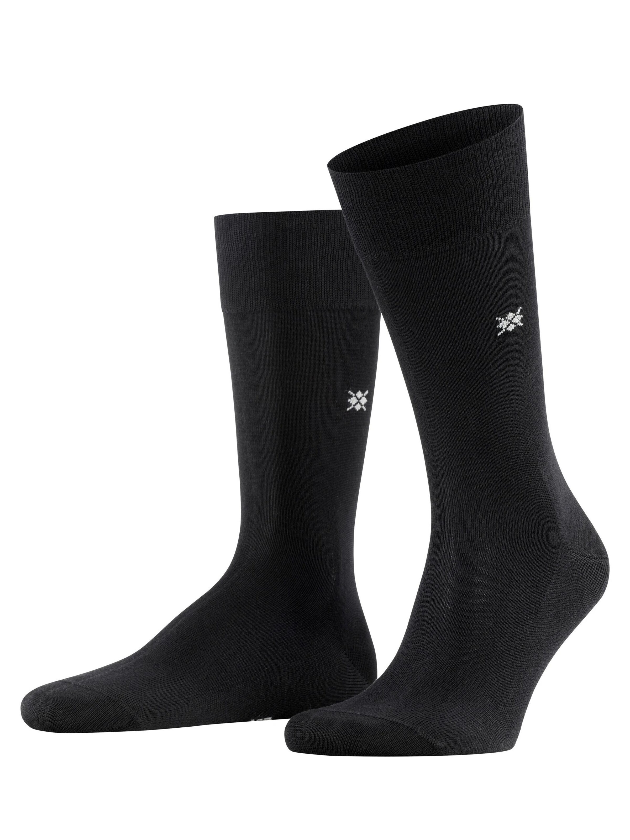 BURLINGTON Socken 'Dublin' in Schwarz: Vorderseite