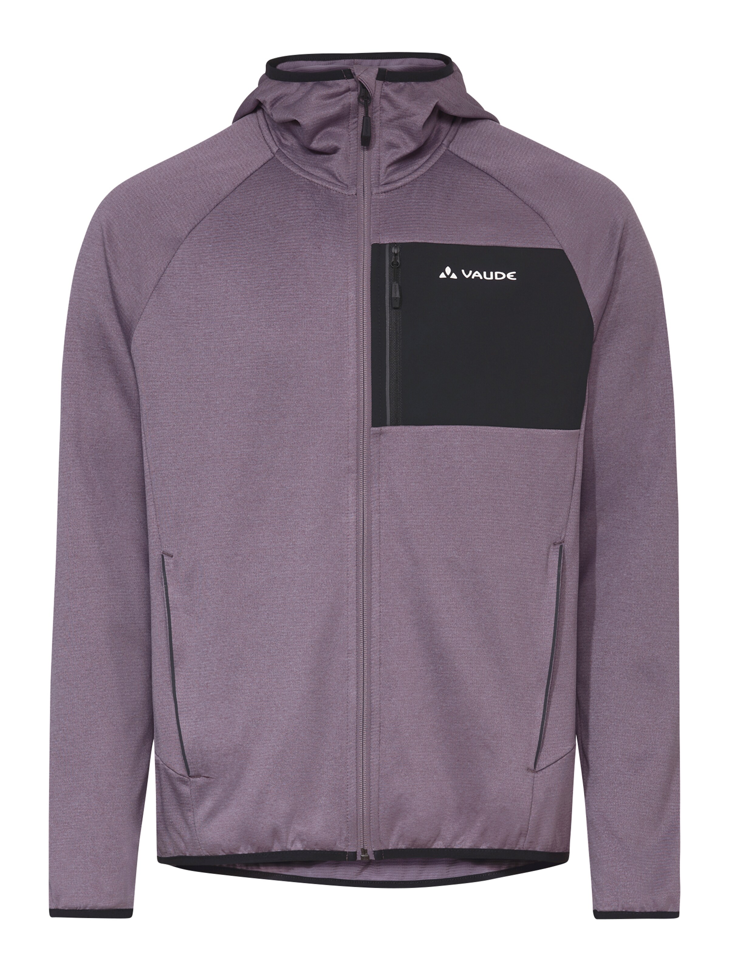 VAUDE Funktionele fleece-jas 'Tekoa' in de kleur Mauve / Zwart / Wit, Productweergave