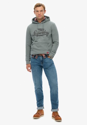 Superdry Sweatshirt 'Heritage' in Green