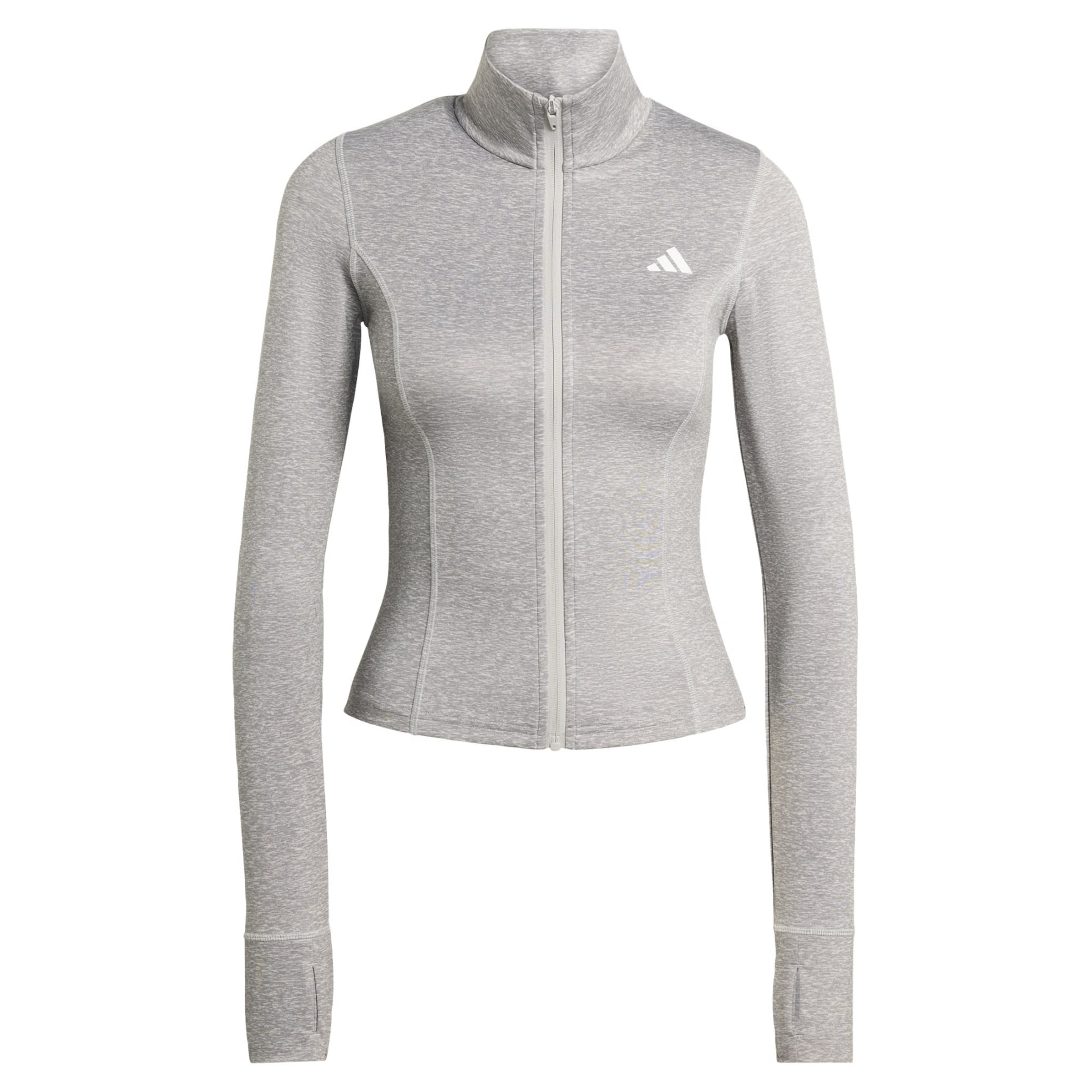 ADIDAS PERFORMANCE - Chaqueta de chándal en gris: frente