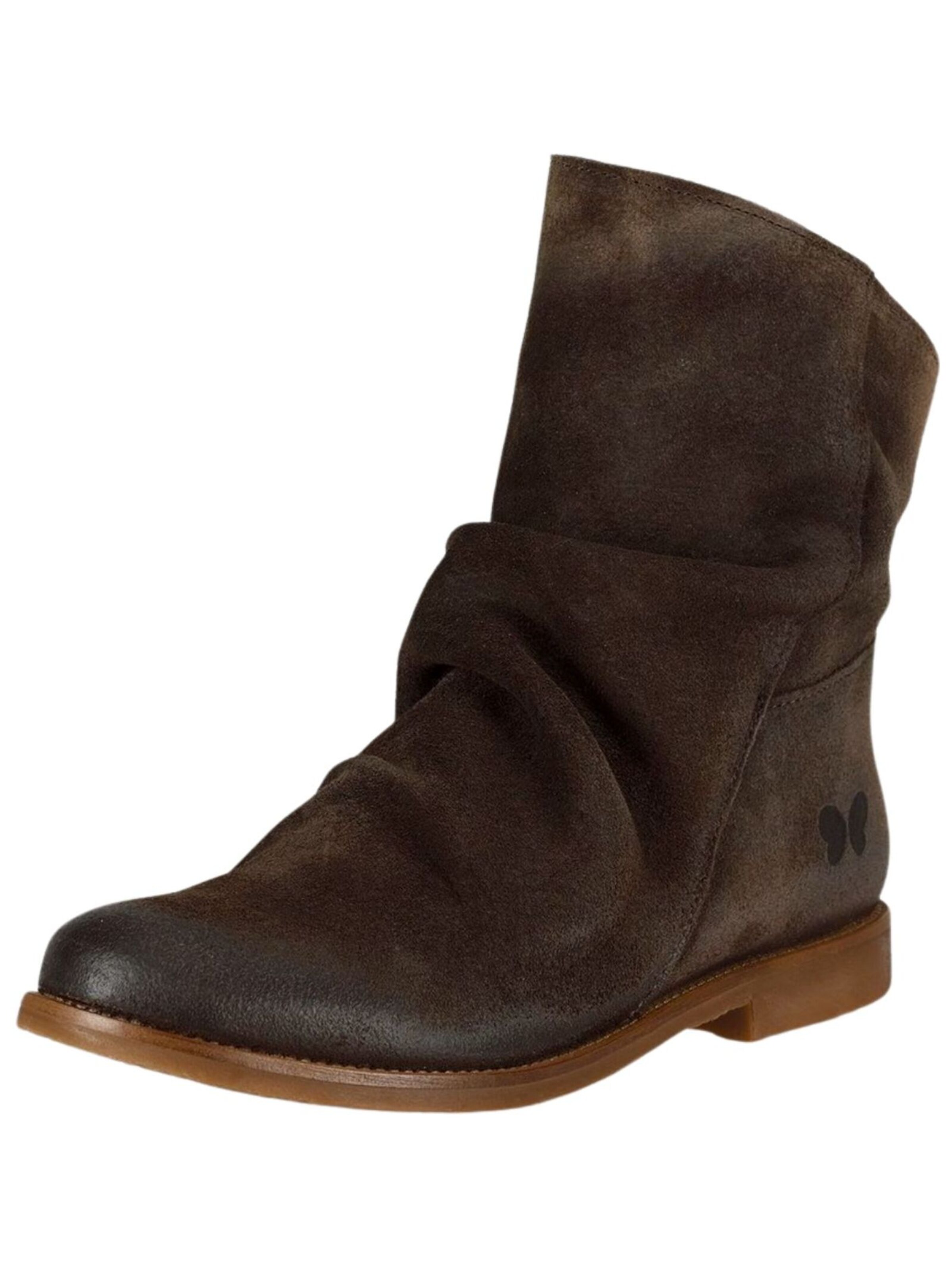 Felmini Wide Fit Ankle Boots in Brown: front