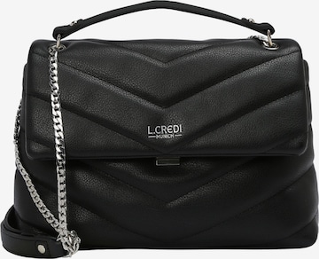 L.CREDI Crossbody Bag 'Kalinka' in Black: front