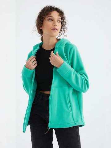 Tommy Life Fleece Jacket in Green