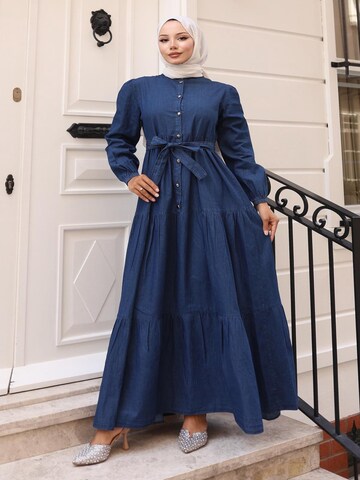 MODAMIHRAM Dress in Blue: front